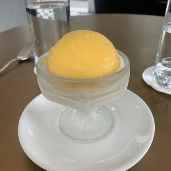 RH Rooftop Restaurant at RH West Palm - Mango sorbet - Wine Bars Near Me - West Palm Beach, Florida
