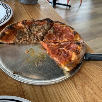 Pizzas & Pints - Small pie half meatball half pepperoni. Nice. - Pizza Near Me - Bluffton, South Carolina Pizzas & Pints - Small pie half meatball half pepperoni. Nice. - Pizza Near Me - Bluffton, South Carolina
