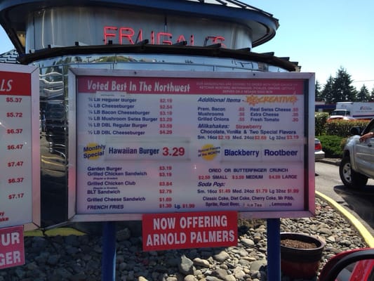 Menu photo 7 Frugals Tacoma, WA