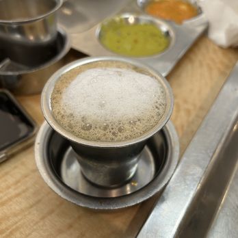 Saravanaa Bhavan - Special Madras Coffee - Indian Near Me - Plano, Texas