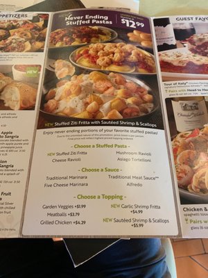 Menu photo 4 Olive Garden Italian Restaurant Clermont, FL