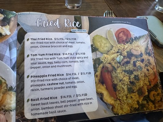 Menu photo 4 Andaman Thai San Ramon, CA