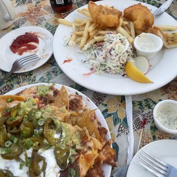 Wind & Sea - nachos, fish and chips - Seafood Near Me - Dana Point, California Wind & Sea - nachos, fish and chips - Seafood Near Me - Dana Point, California