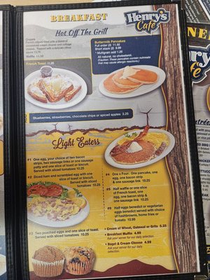 Menu photo 2 Henry's Cafe Tehachapi, CA