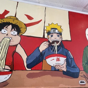 Ramen Ichiraku - Big mural inside. - Japanese Near Me - Montclair, California Ramen Ichiraku - Big mural inside. - Japanese Near Me - Montclair, California