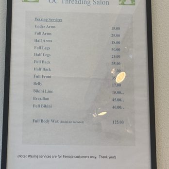 OC Threading Salon - Services - Skin Care Near Me - Lake Forest, California