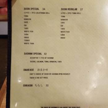 Teppay  - Sushi menu page 2 - Sushi Bars Near Me - Houston, Texas