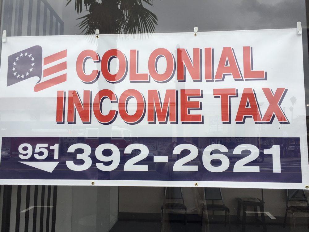 COLONIAL TAX SERVICE 201 E Florida Ave, Hemet, California Tax