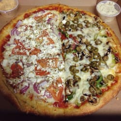 Stuffed Burgers & Pizza - Awesome pizzas!!