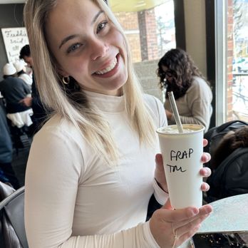 Mountain View Coffee Bar - Me with my frappe - Cafes Near Me - Breckenridge, Colorado Mountain View Coffee Bar - Me with my frappe - Cafes Near Me - Breckenridge, Colorado