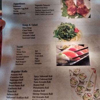 Ichiban - Here's the menu for the Sushi buffet and the choices to pick. - Japanese Near Me - Chicago Ridge, Illinois Ichiban - Here's the menu for the Sushi buffet and the choices to pick. - Japanese Near Me - Chicago Ridge, Illinois