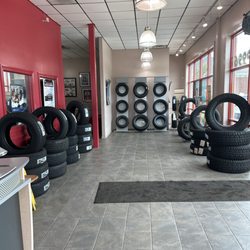 Mavis Tires & Brakes - Inside the store.