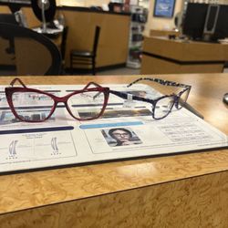 JCPenney Optical - These were two choices of frames that I didn't get :(
