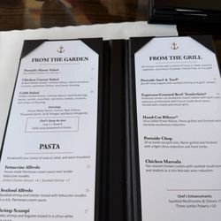 Portside Bar & Restaurant - Menu
