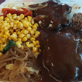 Gina's B-B-Q - Hamburger steak - Korean Near Me - Honolulu, Hawaii Gina's B-B-Q - Hamburger steak - Korean Near Me - Honolulu, Hawaii