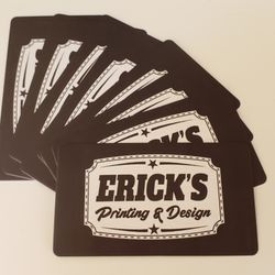 Erick's Printing & Design - Custom business card design