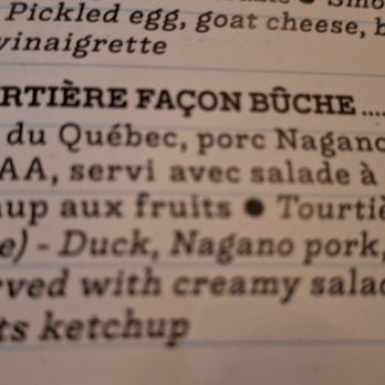 La Bûche - Canadian (New) Near Me - Quebec City, Quebec