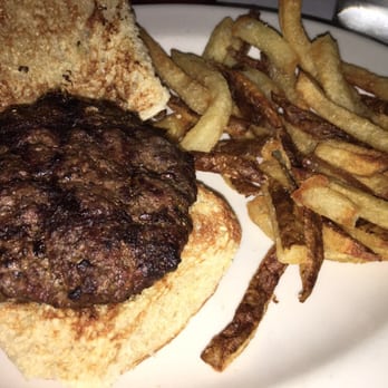 Old Ebbitt Grill - Such a sad plate. The lentil burger arrives with extras like lettuce, tomato, etc, why not the regular hamburger? - Bars Near Me - Washington, DC, District of Columbia