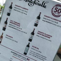 Montefioralle - The wine selection