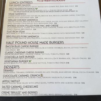 Peaks Restaurant - New American Near Me - Palm Springs, California