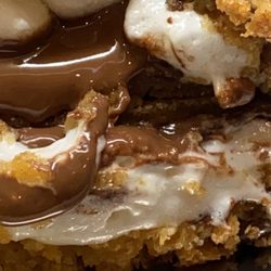 Chipkick Cookies - The inside of their s'mores cookie
