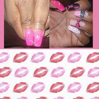 Vacaville Nails - Breast Cancer Awareness Month. Loving my beautiful nails. Look at double DD's - Nail Salons Near Me - Vacaville, California Vacaville Nails - Breast Cancer Awareness Month. Loving my beautiful nails. Look at double DD's - Nail Salons Near Me - Vacaville, California