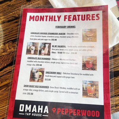 Menu photo 5 Omaha Tap House - Pepperwood Omaha, NE Menu photo 5 Omaha Tap House - Pepperwood Omaha, NE