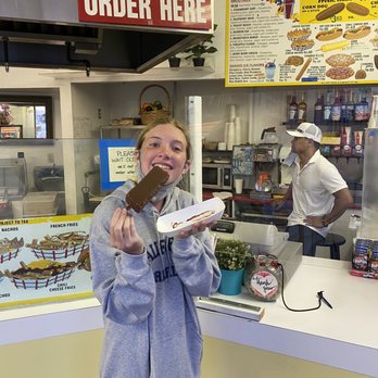 Jane's Corndogs - Cheesecake on a stick. - Food Stands Near Me - Newport Beach, California
