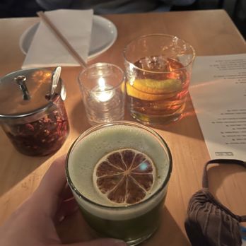 Win Son - Plant daddy - matcha and tequila cocktail, I think! - Taiwanese Near Me - Brooklyn, New York