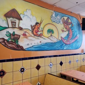 Photo of Cotija's Taco Shop - San Diego, CA, United States. Best mural ever