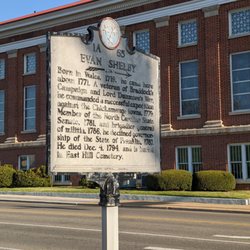 Evan Shelby Historical Marker - Evan Shelby Historical Marker, Bristol TN