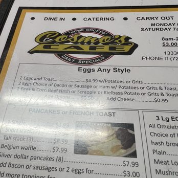 Cosmo's Cafe - Salad Near Me - Largo, Florida