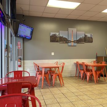 Southern Style Chicken & Waffle - Some of the seating - Waffles Near Me - Springfield, Virginia Southern Style Chicken & Waffle - Some of the seating - Waffles Near Me - Springfield, Virginia