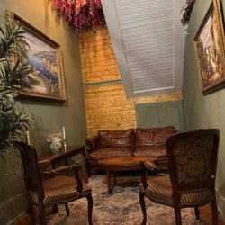 Inside seating area