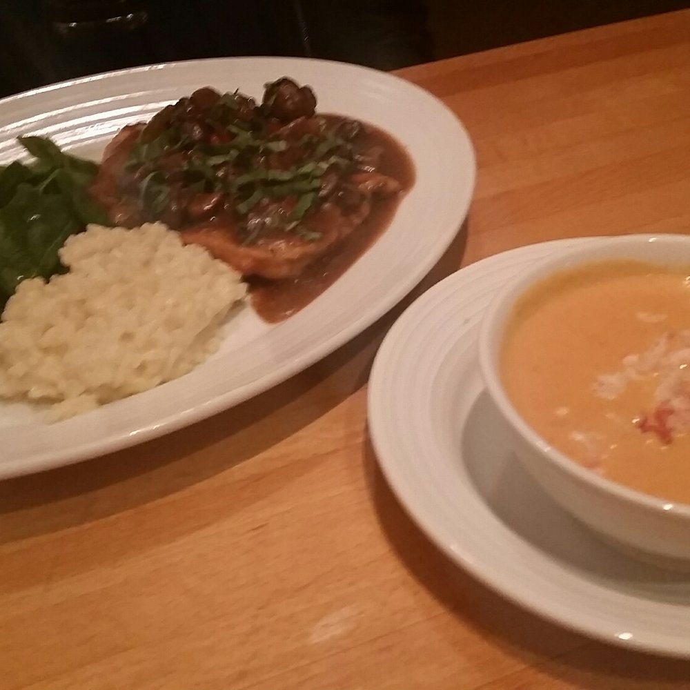 Pinstripes - Chicken marsala and lobster bisque! - Bowling Near Me - Northbrook, Illinois Pinstripes - Chicken marsala and lobster bisque! - Bowling Near Me - Northbrook, Illinois