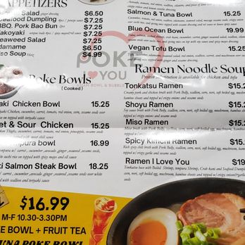 Poke I Love You - MENU - Poke Near Me - Davie, Florida Poke I Love You - MENU - Poke Near Me - Davie, Florida