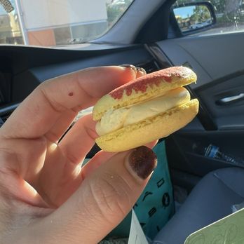 Fancy Flavors - Strawberry passion fruit macaron - Macarons Near Me - San Jose, California