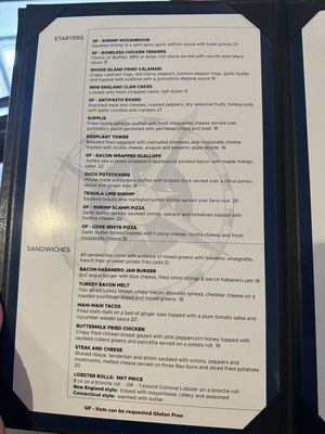 Menu photo 3 The Cove Restaurant & Marina Fall River, MA Menu photo 3 The Cove Restaurant & Marina Fall River, MA