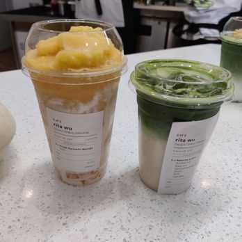 Ceré Tea - matcha latte & fruit tornado mango - Bubble Tea Near Me - Milpitas, California Ceré Tea - matcha latte & fruit tornado mango - Bubble Tea Near Me - Milpitas, California