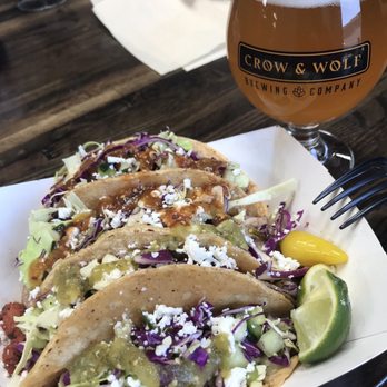 Crow & Wolf - DAB tacos and a Citra Thunder. - Breweries Near Me - Clovis, California Crow & Wolf - DAB tacos and a Citra Thunder. - Breweries Near Me - Clovis, California