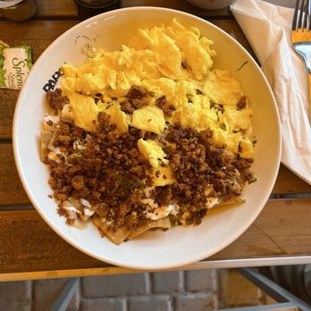 Papas & Eggs - Chorizo Chilaquiles - Breakfast & Brunch Near Me - Gilroy, California
