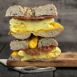 Capital Bagel - Egg'Wich Egg, American Cheese and Bacon on a bagel of your choice