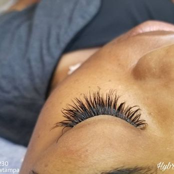 FLY Lashes - Hybrid set $110 - Eyelash Service Near Me - Tampa, Florida