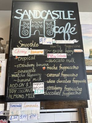 Menu photo 1 SandCastle Cafe Capitola, CA