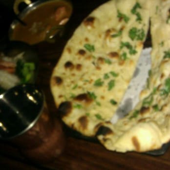 Annapurna Cafe - Garlic naan, chicken tiki masala, and the delicious garlic seafood dish!! - Indian Near Me - Seattle, Washington