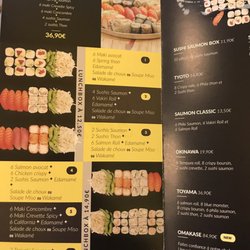 Osakyo - The menu.