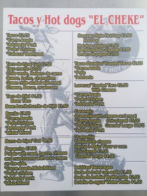 Menu photo 4 Taqueria El Cheke Tucson, AZ Menu photo 4 Taqueria El Cheke Tucson, AZ