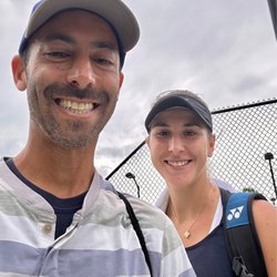 Credit One Charleston Open - Got a selfie pic with last year's 2022 champion, Belinda Bencic.