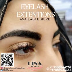 Hina Eyebrow Threading - "Wake up flawless every day with stunning eyelash extensions!    #LashGoals #BeautyBoost #HinaEyebrowthreading