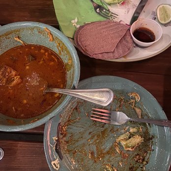 NIDO's BackYard - Was the Pozole and Tostada de Tinga (we were too excited and hungry to wait for the photo) - Mexican Near Me - Oakland, California